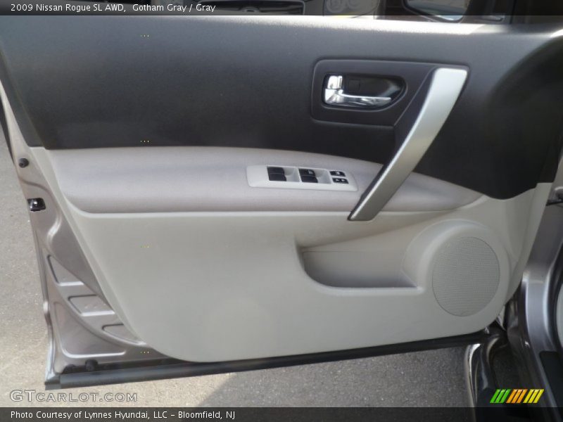 Gotham Gray / Gray 2009 Nissan Rogue SL AWD