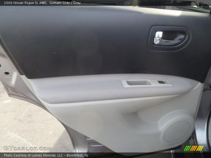 Gotham Gray / Gray 2009 Nissan Rogue SL AWD