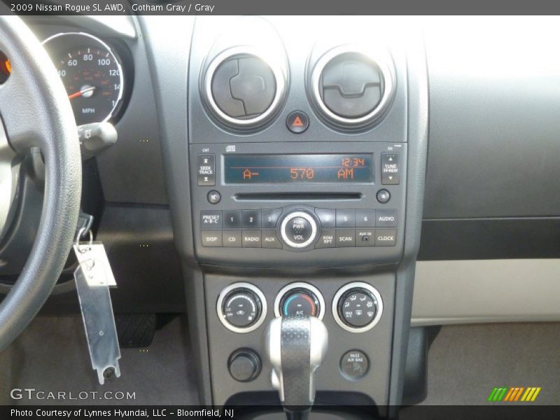 Gotham Gray / Gray 2009 Nissan Rogue SL AWD