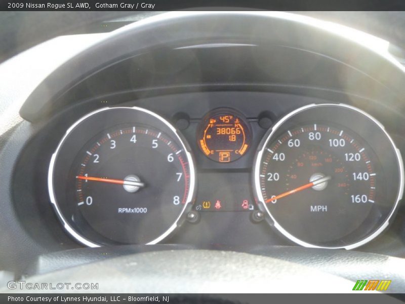 Gotham Gray / Gray 2009 Nissan Rogue SL AWD