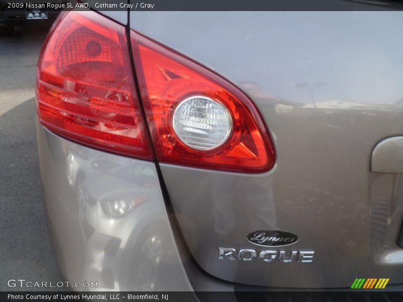 Gotham Gray / Gray 2009 Nissan Rogue SL AWD