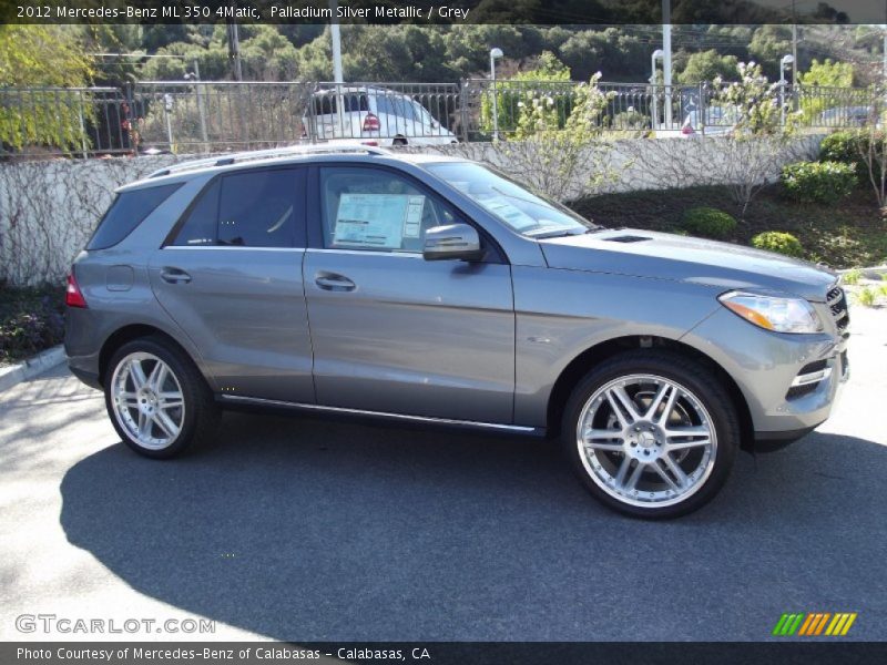  2012 ML 350 4Matic Palladium Silver Metallic