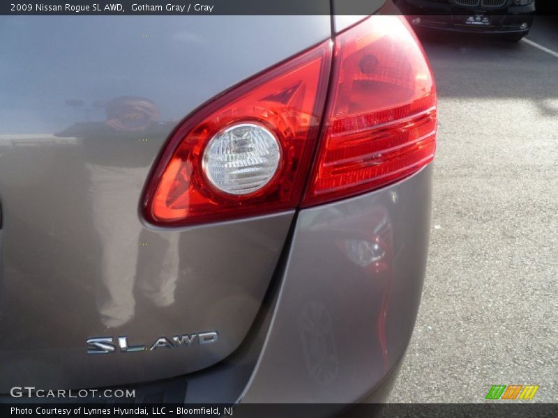Gotham Gray / Gray 2009 Nissan Rogue SL AWD
