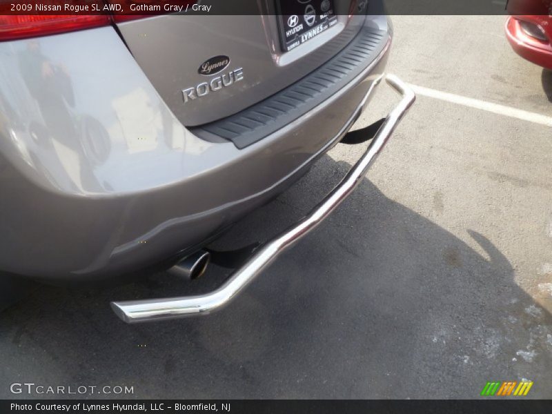 Gotham Gray / Gray 2009 Nissan Rogue SL AWD