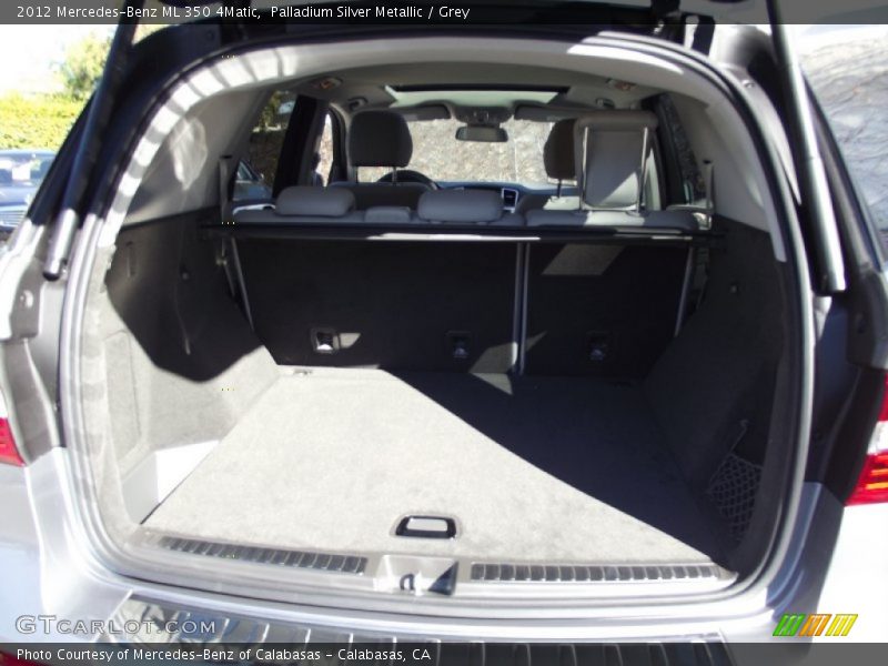 Palladium Silver Metallic / Grey 2012 Mercedes-Benz ML 350 4Matic