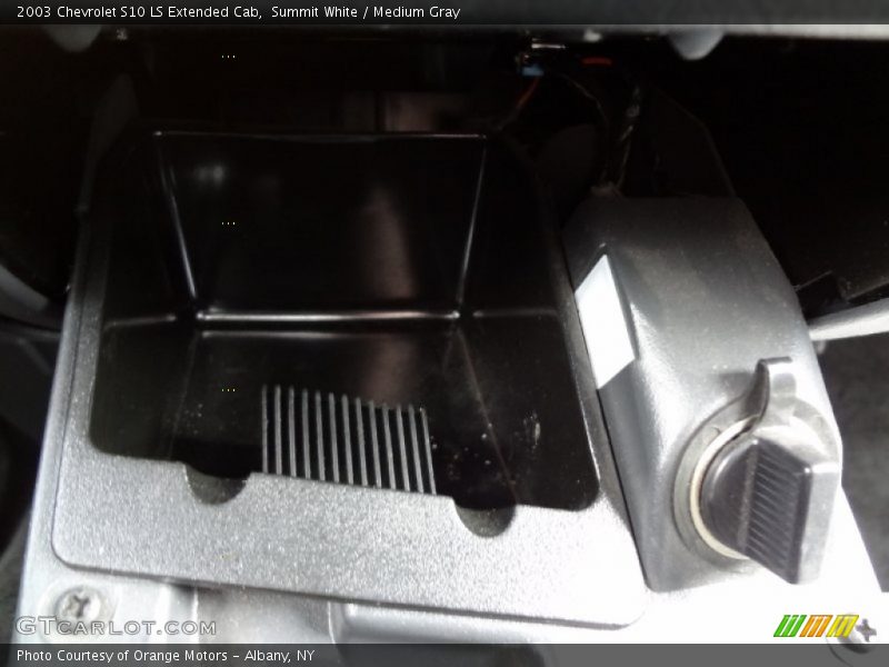 Summit White / Medium Gray 2003 Chevrolet S10 LS Extended Cab