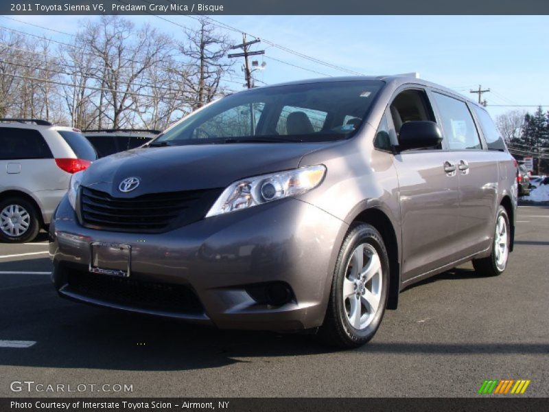Predawn Gray Mica / Bisque 2011 Toyota Sienna V6