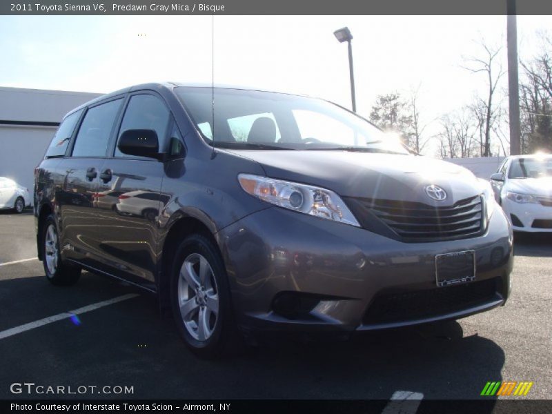 Predawn Gray Mica / Bisque 2011 Toyota Sienna V6