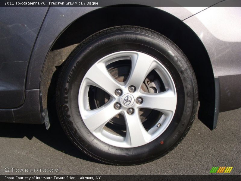 Predawn Gray Mica / Bisque 2011 Toyota Sienna V6