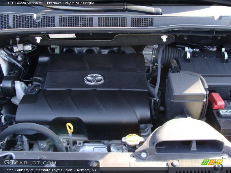 Predawn Gray Mica / Bisque 2011 Toyota Sienna V6