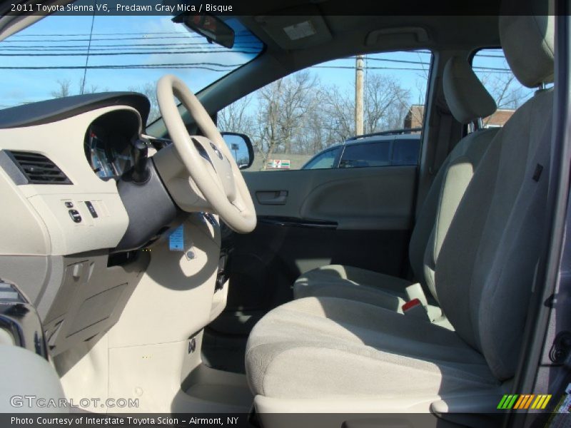 Predawn Gray Mica / Bisque 2011 Toyota Sienna V6