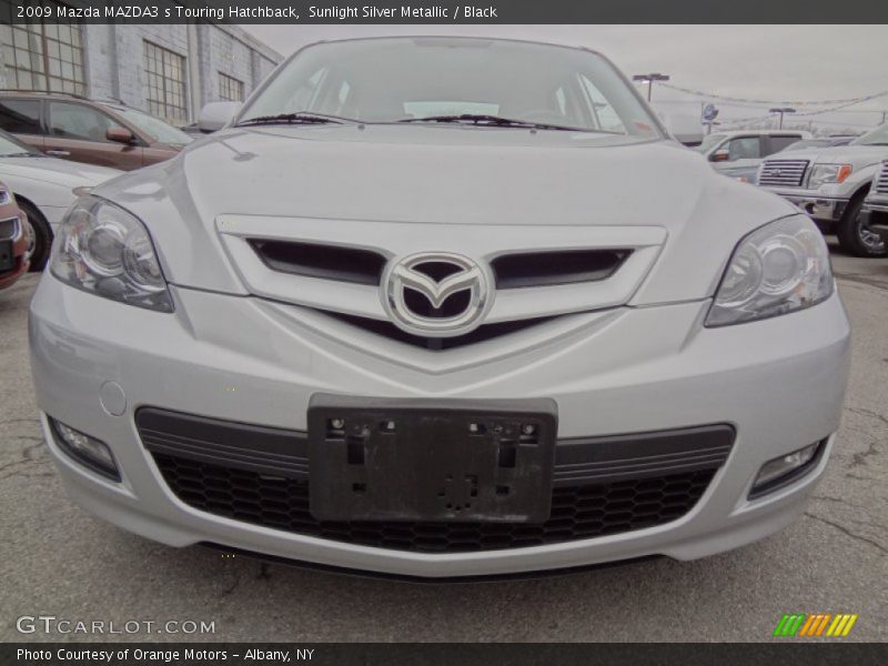 Sunlight Silver Metallic / Black 2009 Mazda MAZDA3 s Touring Hatchback
