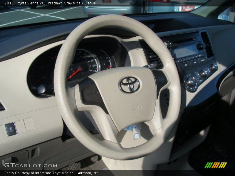 Predawn Gray Mica / Bisque 2011 Toyota Sienna V6