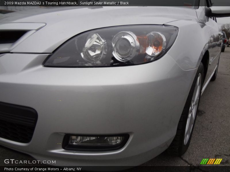 Sunlight Silver Metallic / Black 2009 Mazda MAZDA3 s Touring Hatchback