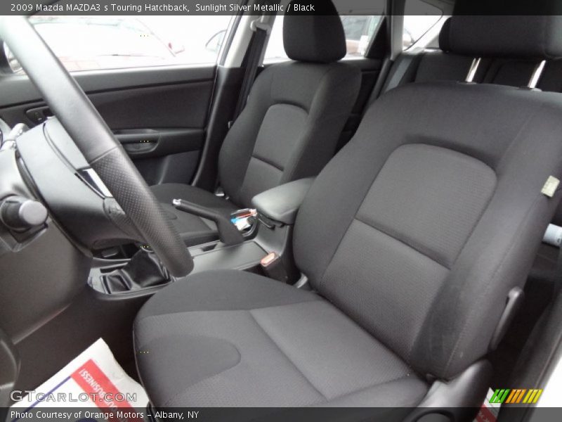 Sunlight Silver Metallic / Black 2009 Mazda MAZDA3 s Touring Hatchback
