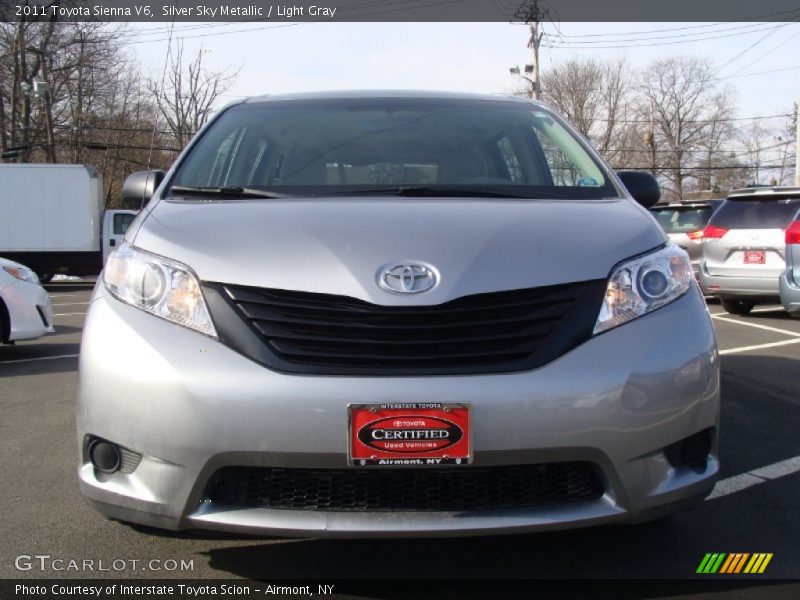 Silver Sky Metallic / Light Gray 2011 Toyota Sienna V6