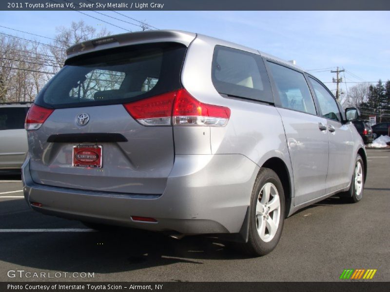 Silver Sky Metallic / Light Gray 2011 Toyota Sienna V6
