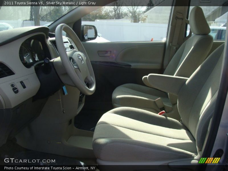 Silver Sky Metallic / Light Gray 2011 Toyota Sienna V6