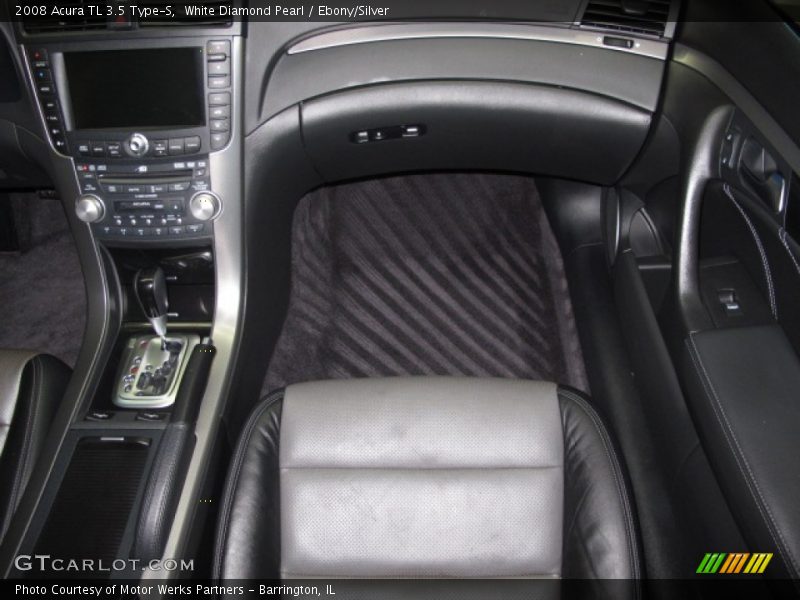 White Diamond Pearl / Ebony/Silver 2008 Acura TL 3.5 Type-S