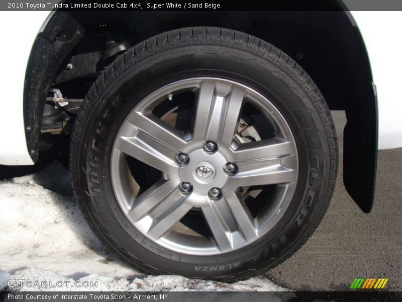 Super White / Sand Beige 2010 Toyota Tundra Limited Double Cab 4x4