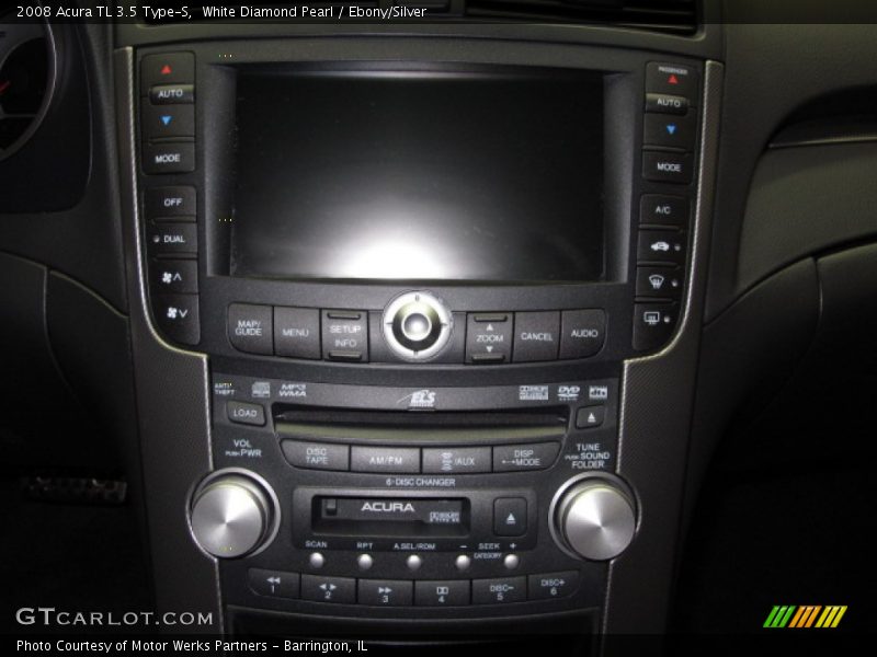 White Diamond Pearl / Ebony/Silver 2008 Acura TL 3.5 Type-S
