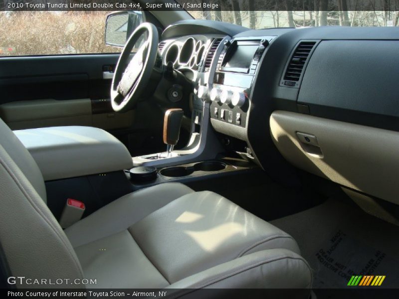 Super White / Sand Beige 2010 Toyota Tundra Limited Double Cab 4x4