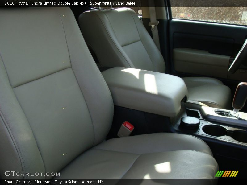 Super White / Sand Beige 2010 Toyota Tundra Limited Double Cab 4x4