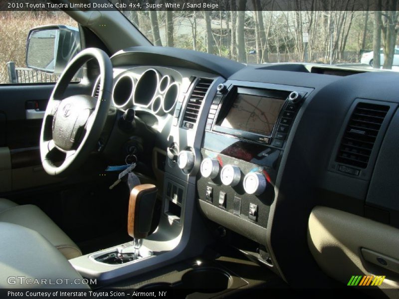 Super White / Sand Beige 2010 Toyota Tundra Limited Double Cab 4x4