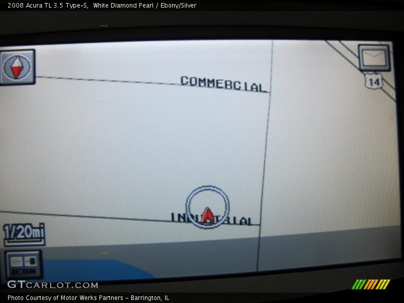 White Diamond Pearl / Ebony/Silver 2008 Acura TL 3.5 Type-S