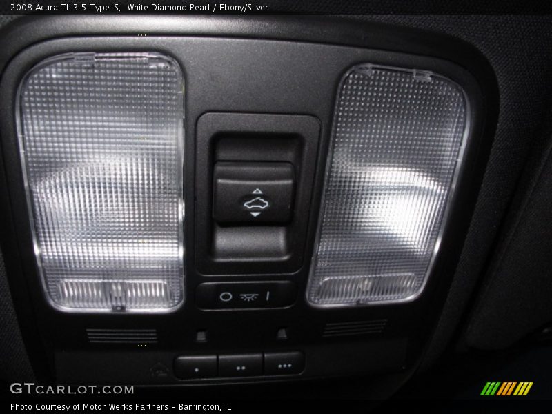 White Diamond Pearl / Ebony/Silver 2008 Acura TL 3.5 Type-S