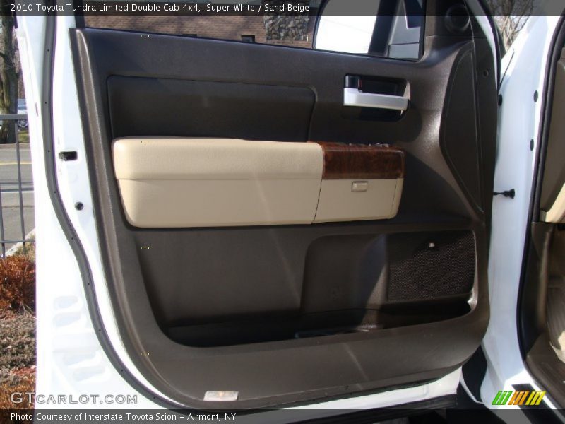 Super White / Sand Beige 2010 Toyota Tundra Limited Double Cab 4x4