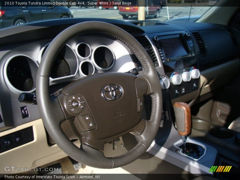 Super White / Sand Beige 2010 Toyota Tundra Limited Double Cab 4x4