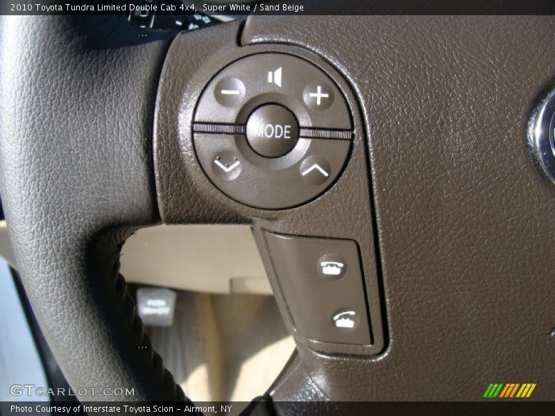 Super White / Sand Beige 2010 Toyota Tundra Limited Double Cab 4x4