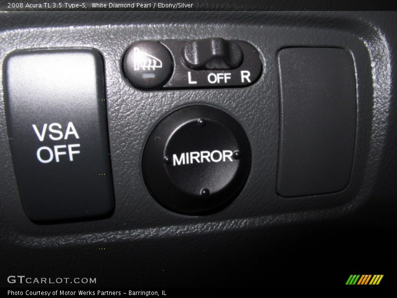 White Diamond Pearl / Ebony/Silver 2008 Acura TL 3.5 Type-S