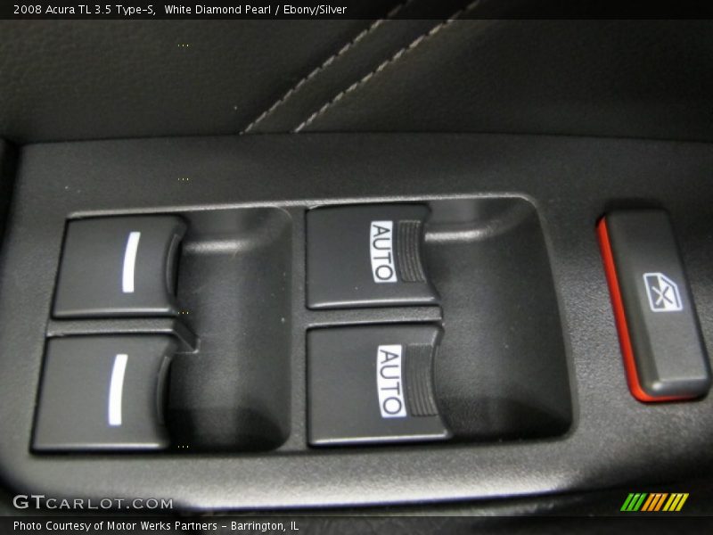 White Diamond Pearl / Ebony/Silver 2008 Acura TL 3.5 Type-S