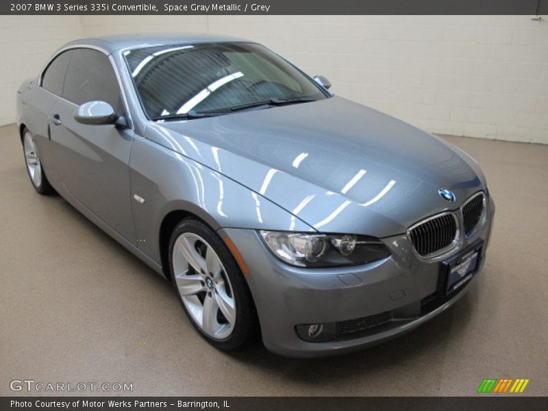 Space Gray Metallic / Grey 2007 BMW 3 Series 335i Convertible