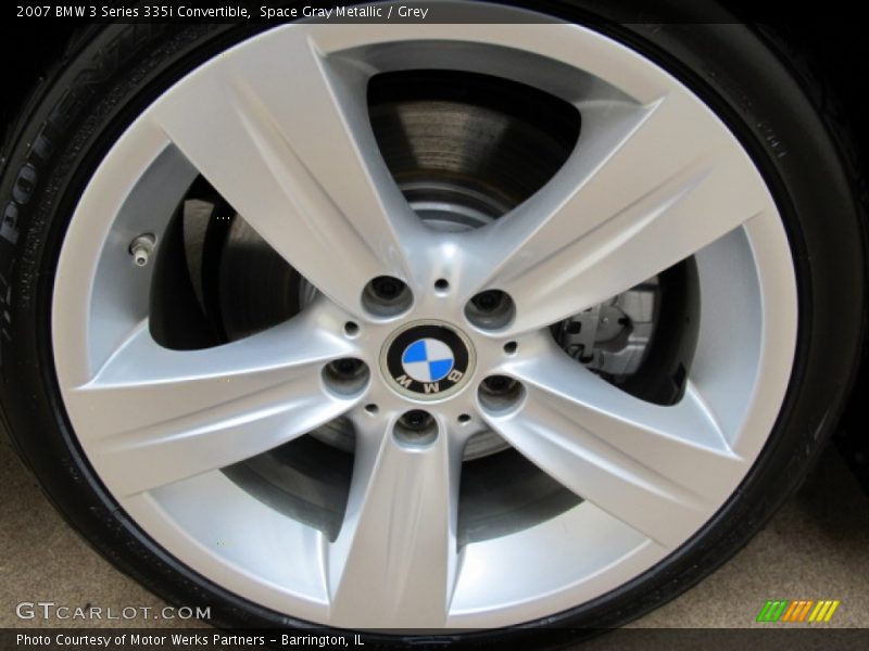 Space Gray Metallic / Grey 2007 BMW 3 Series 335i Convertible