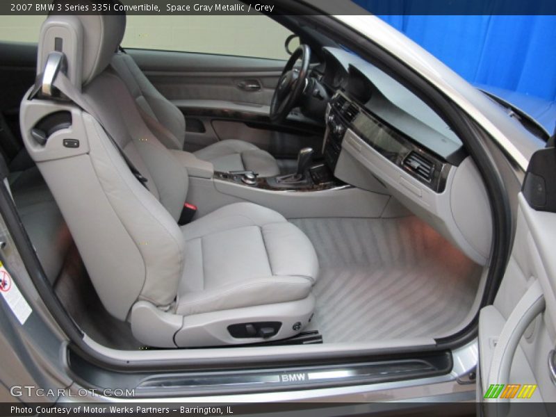 Space Gray Metallic / Grey 2007 BMW 3 Series 335i Convertible