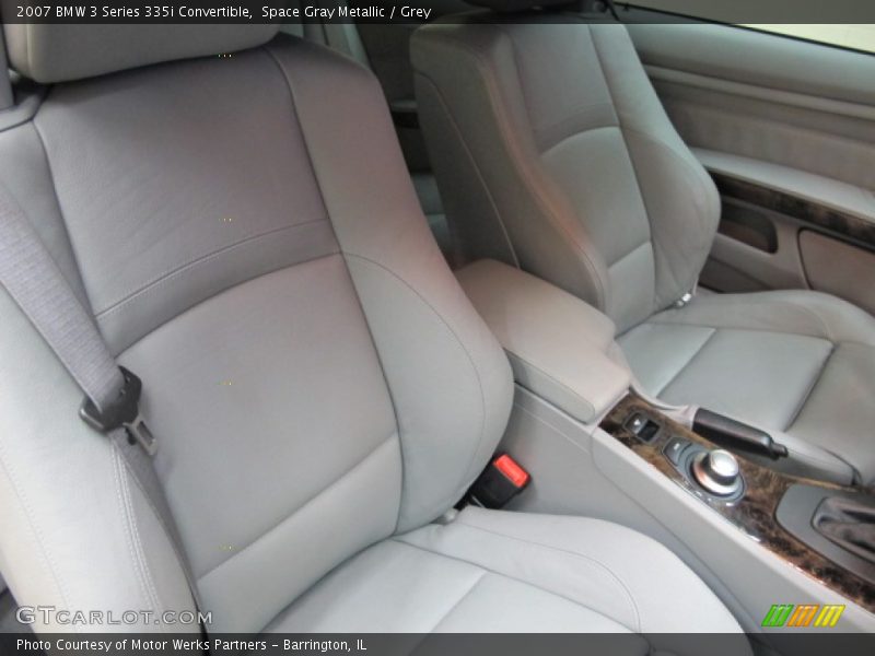Space Gray Metallic / Grey 2007 BMW 3 Series 335i Convertible