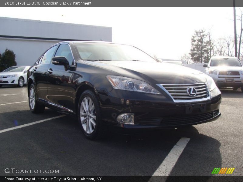 Obsidian Black / Parchment 2010 Lexus ES 350