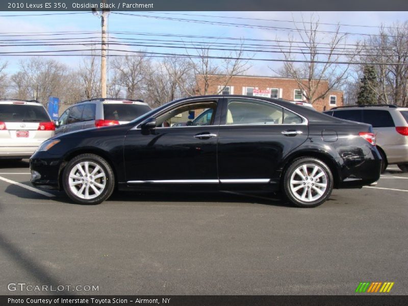 Obsidian Black / Parchment 2010 Lexus ES 350