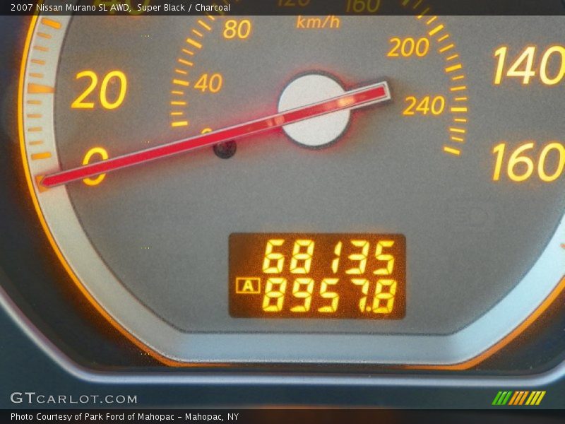 Super Black / Charcoal 2007 Nissan Murano SL AWD