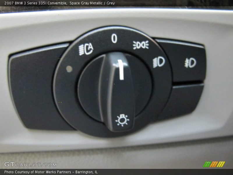 Space Gray Metallic / Grey 2007 BMW 3 Series 335i Convertible