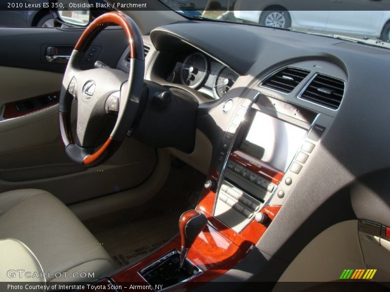 Obsidian Black / Parchment 2010 Lexus ES 350