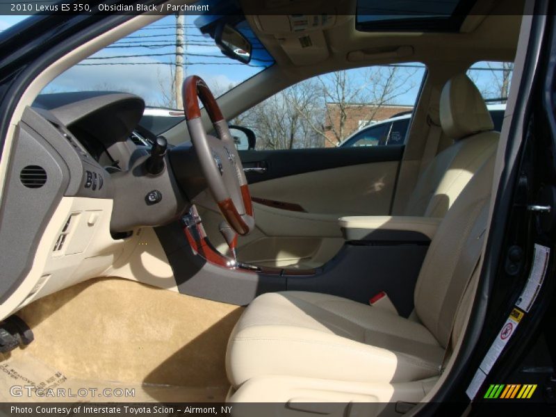 Obsidian Black / Parchment 2010 Lexus ES 350