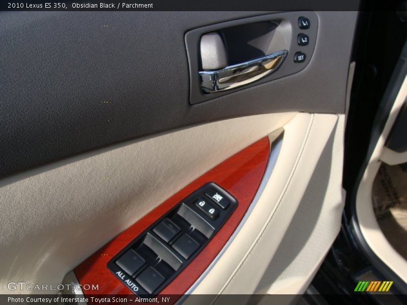 Obsidian Black / Parchment 2010 Lexus ES 350