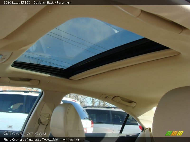 Obsidian Black / Parchment 2010 Lexus ES 350
