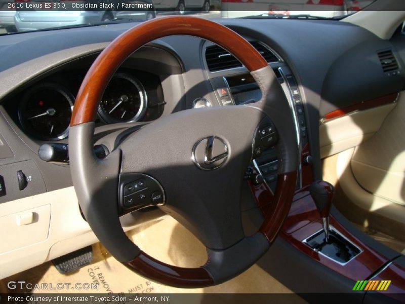 Obsidian Black / Parchment 2010 Lexus ES 350