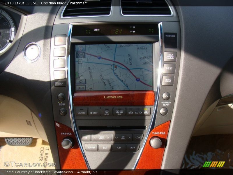 Obsidian Black / Parchment 2010 Lexus ES 350