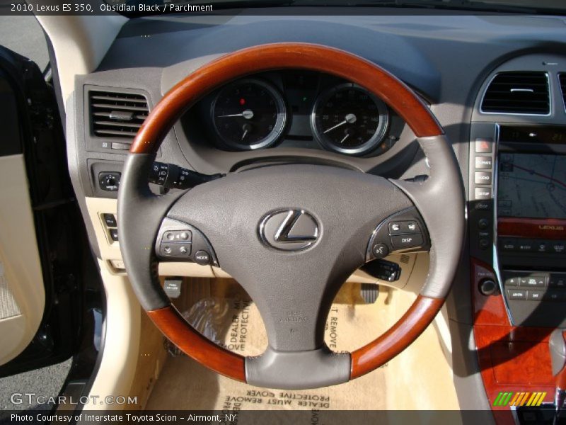 Obsidian Black / Parchment 2010 Lexus ES 350